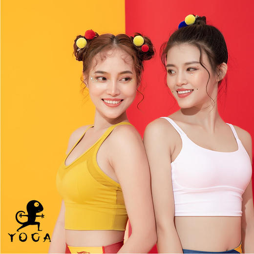 【七十二小时发货】壁虎瑜伽【2109SY107】网纱吊带高弹背心（有胸垫） 商品图6