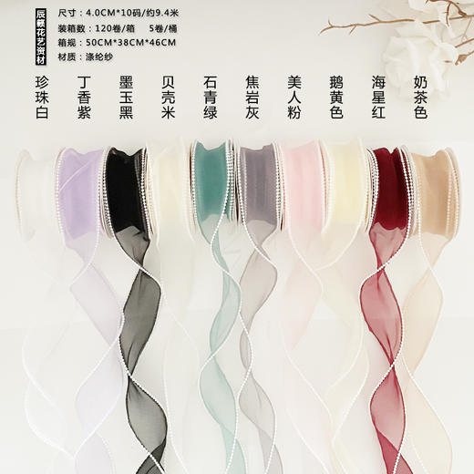 *珍珠鱼尾纱（4.0CM*5码） 商品图7