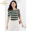 乔万尼新品针织衫修身显瘦条纹舒适透气EI3M257 商品缩略图2