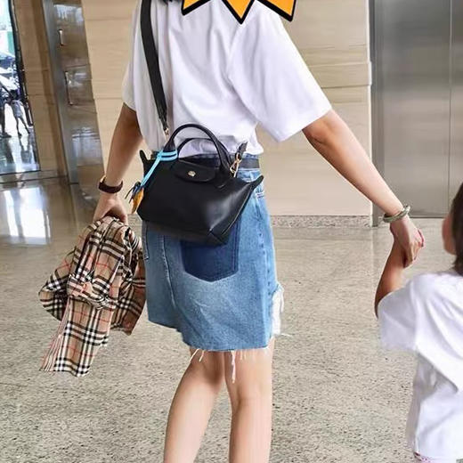 小羊皮mini迷你饺子包手提包 商品图6