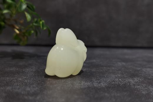 【御珠宫坊】羊脂白玉兔子挂件 商品图4