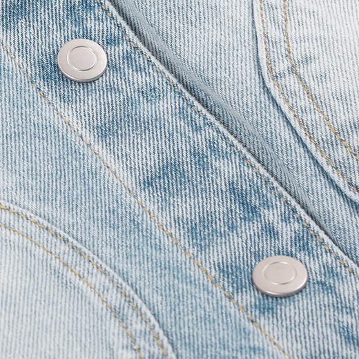 【童装加绒加厚牛仔外套】21年秋冬新品女童水洗牛仔外套加绒内胆保暖外套 商品图7