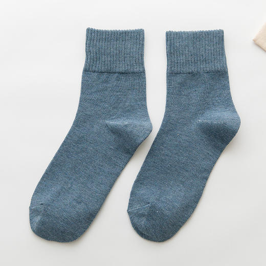 【糖果系列5双装】秋冬季新款袜子女士纯色棉袜高罗口女袜中筒袜ins潮流日系短筒袜 商品图3