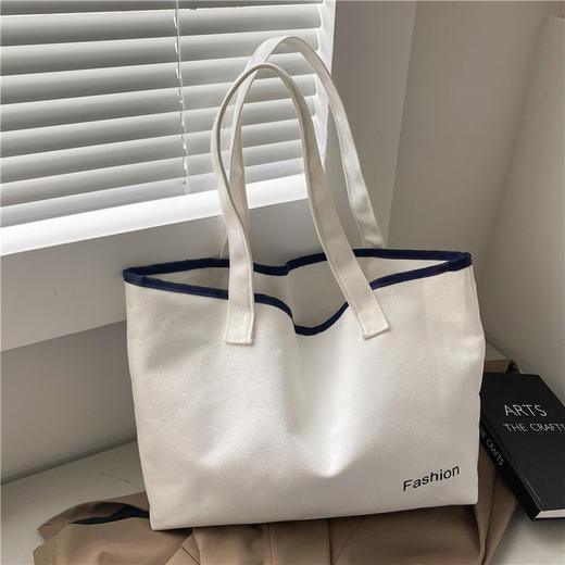 【服饰鞋包】潮流清新手提帆布包女包韩版简约女士单肩包包 商品图2