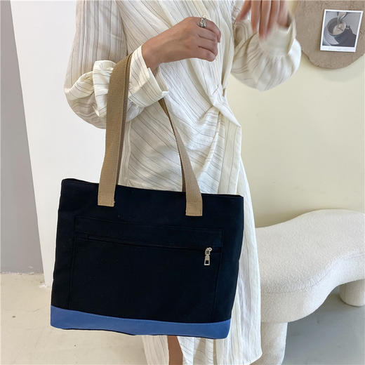 【服饰鞋包】帆布包新款包包女包韩版女士手提单肩女包 商品图2