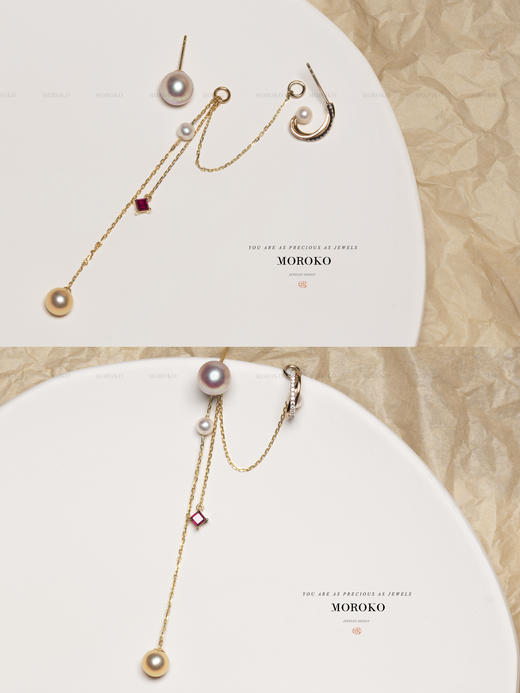 静水·灵动 | 双耳洞耳线 商品图1