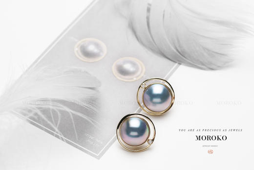 皓月 | 马贝耳钉 商品图2