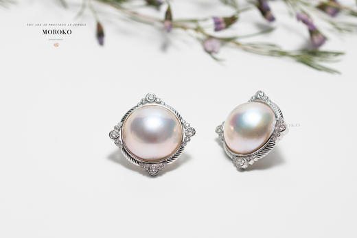 爱奥尼 | 马贝耳钉 商品图6