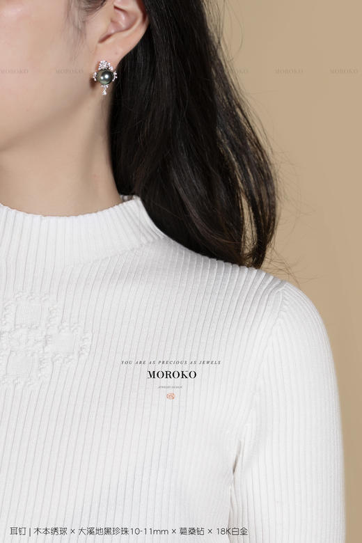 木本绣球 | 设计耳钉 商品图1