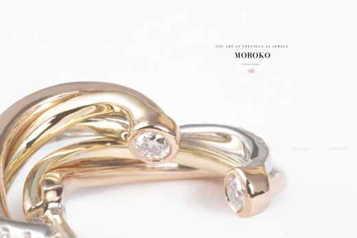 堇年·三色金 | 马贝耳钉 商品图5