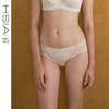 HSIA遐性感内裤女超薄款拼接蕾丝舒适透气包臀纯棉裆底中腰平角裤 商品缩略图0