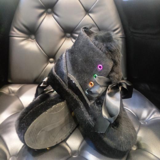 LFGJ 3832时尚潮流马毛/兔毛休闲鞋 商品图4