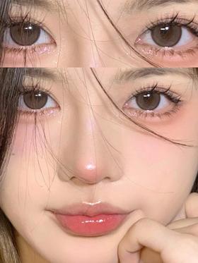 【小红书推荐款】aromi  小咖豆， 半年抛/直径14.2/着色13.3，128/一副，248/两副（商品详情任选）