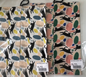 HUJI祤集Tissy纸巾袋插画小黑猫