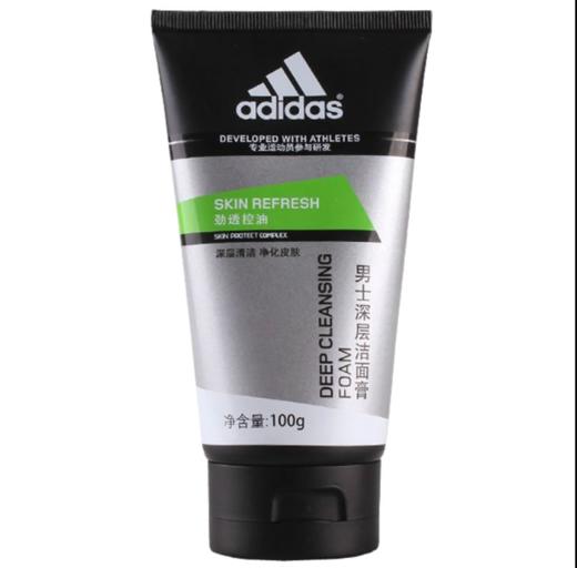 阿迪达斯男士劲透控油深层洁面膏100g  31229041000 商品图0