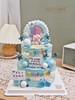 1027CAKE | 猪猪 双层款式 满月 周岁 粉色 蓝色 商品缩略图0