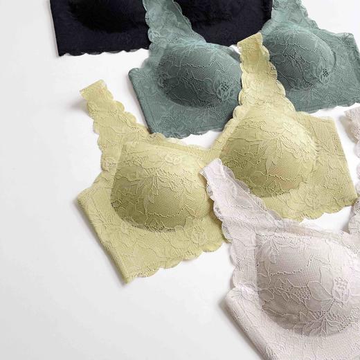 【一线代工厂】女士蕾丝无痕内衣后开扣美背文胸 商品图1