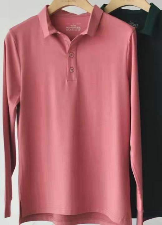 竹纤维女士休闲翻领长袖上衣2153 商品图0