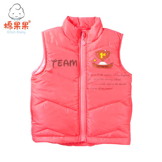 棉果果冬季男童女童运动休闲时尚棉马甲M412171818666 商品图1