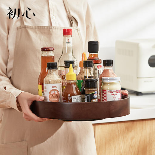 初心| 调料旋转收纳盘 商品图2