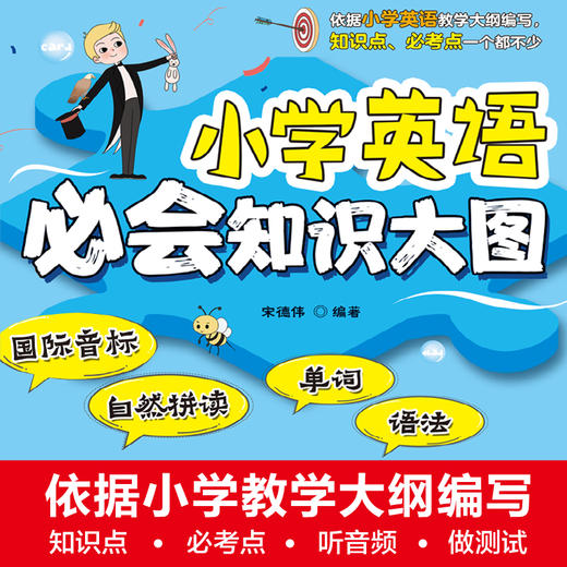 小学英语必会知识大图（国际音标、自然拼读、单词、语法） 商品图0