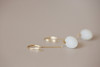 Qinny | 海石佳话｜ 18K金和田白玉贝壳  耳环耳饰 商品缩略图4