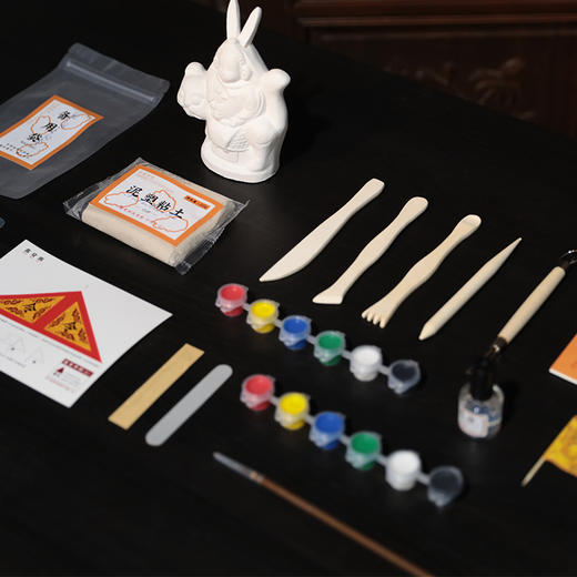 印象唯物非遗手作系列《丹霞玉塑琢兔爷儿》 商品图2