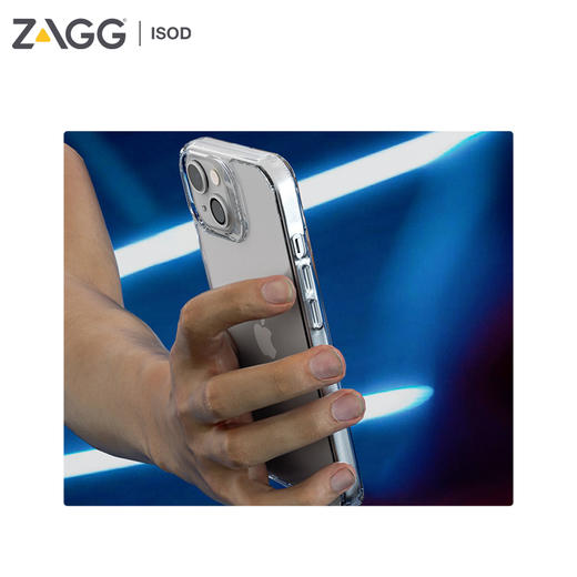 ZAGG 适用于iPhone13系列 全包透明防摔边框防滑简约 手机保护壳 商品图7