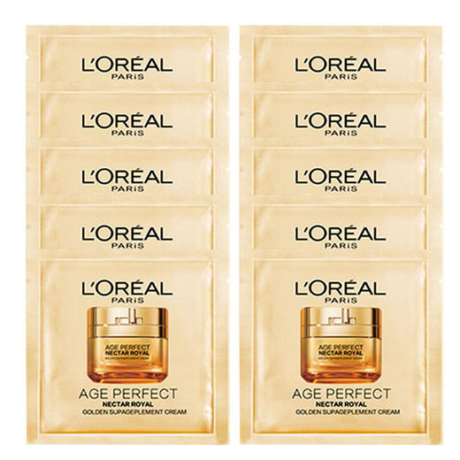 【爆款超低价预售 急单慎拍】欧莱雅金致臻颜花蜜奢养滋润面霜保湿紧致中小样试用装 1.5ml*20 商品图0