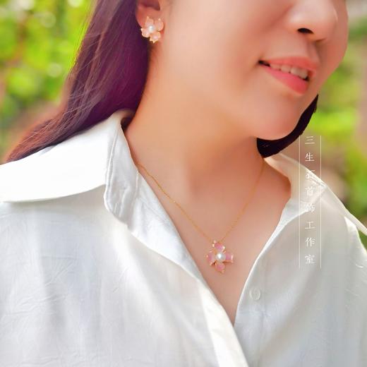 珐琅彩akova珍珠花朵 商品图7