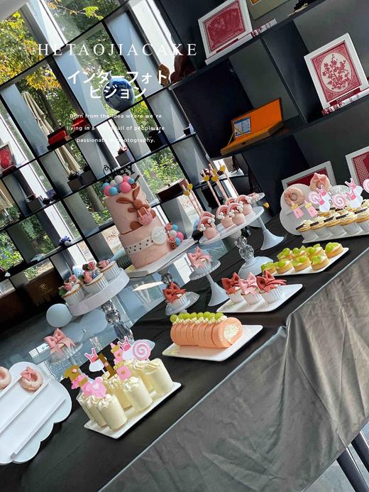 雾霾粉色系甜品台（详情咨询客服） 商品图5