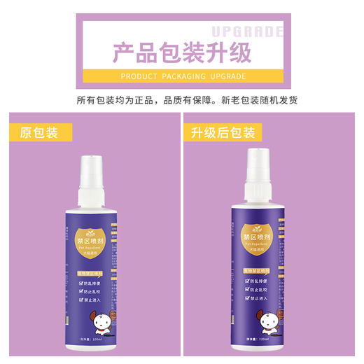 道力其禁区喷剂120ml 防止狗狗乱咬驱赶诱导喷剂 驱猫喷雾 商品图5