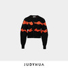JUDYHUA 波纹提花廓形羊毛开衫 商品缩略图3