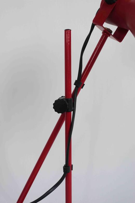 意大利中古长臂台灯 正红色 商品图8