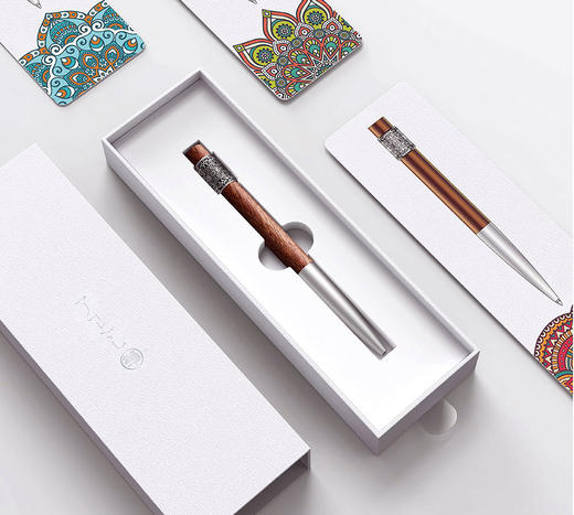 花梨木° 轮回转经笔签字笔 商品图1