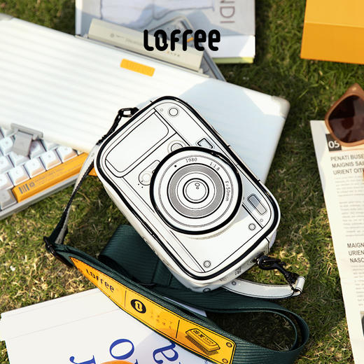 lofree洛斐小浪斜挎包新款潮牌小包包小众休闲时尚百搭女士单肩包 商品图4