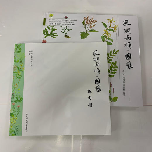 风调雨顺 国风 中药和书法相结合的特色绘本  书法小联合国 书法文化特色课程 中英文双语 全彩印刷 商品图3