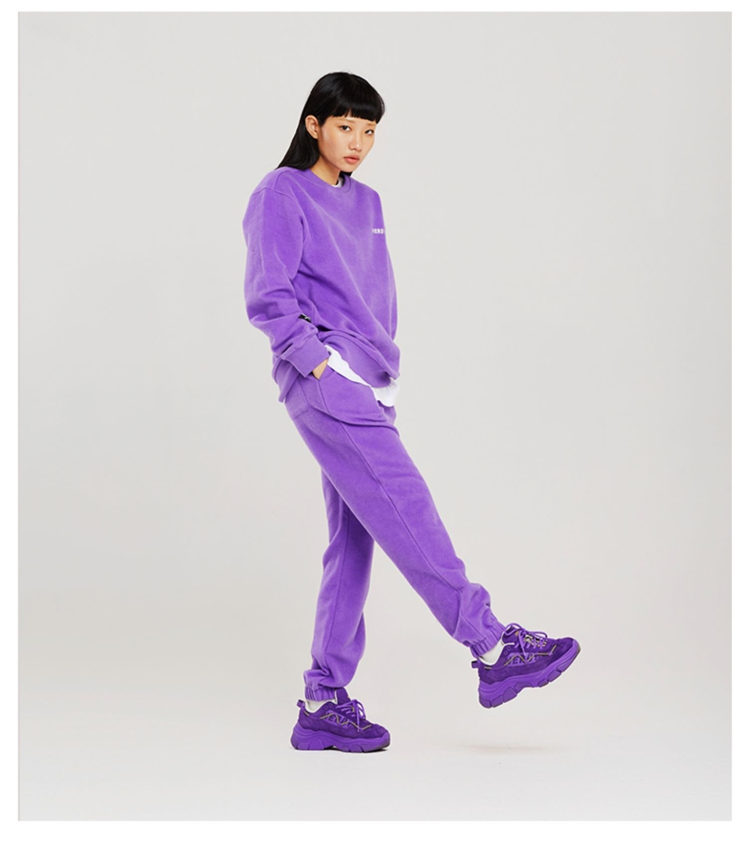 nerdy 针织休闲运动装 reversed fabric sweatshirt