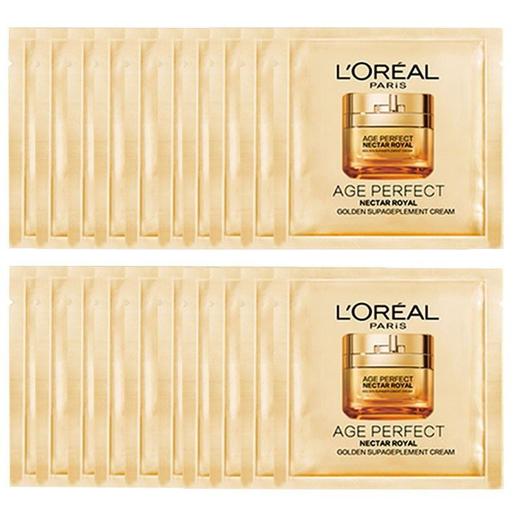 【爆款超低价预售 急单慎拍】欧莱雅金致臻颜花蜜奢养滋润面霜保湿紧致中小样试用装 1.5ml*20 商品图1