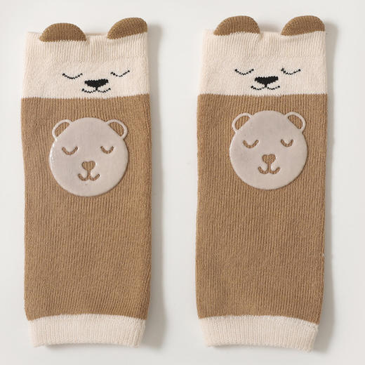 【卡通点胶宝宝学步护膝2个装】秋冬新款宝宝护套棉婴幼儿爬行护膝卡通可防滑点胶儿童护膝 商品图8