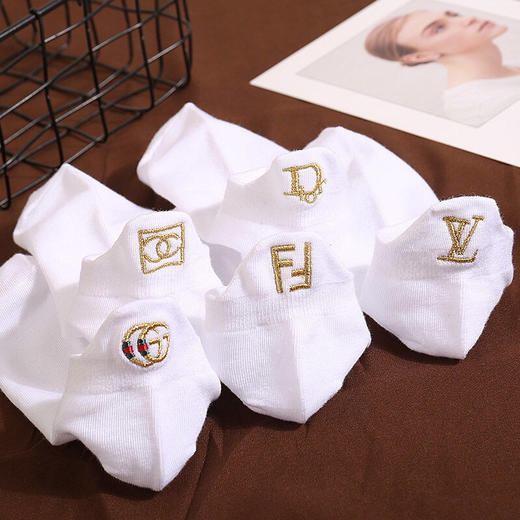 🎁VIP礼品-小香家/古驰家/女士纯棉船袜 商品图0