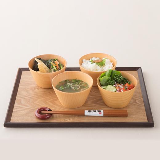 【wakacho若兆】日本原产wakacho若兆传统漆器栗木斗笠碗汤碗饭碗 商品图1