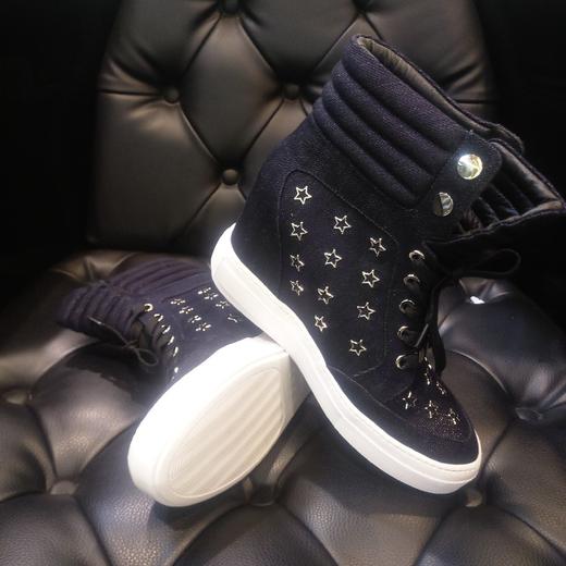 LFGJ  7201时尚内增高牛仔布女靴 商品图5