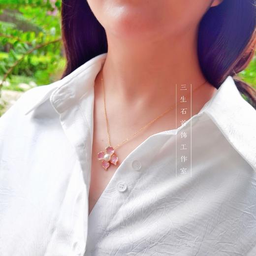 珐琅彩akova珍珠花朵 商品图9