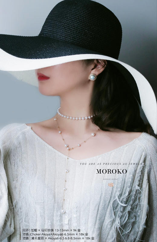 如烟 | 马贝珍珠耳钉 商品图2