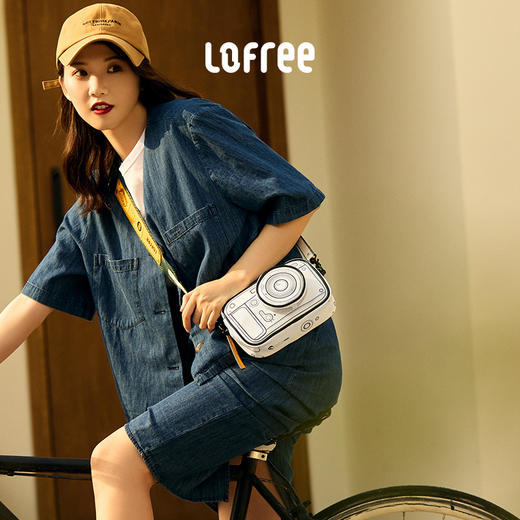 lofree洛斐小浪斜挎包新款潮牌小包包小众休闲时尚百搭女士单肩包 商品图2