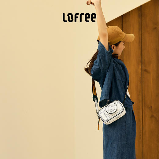 lofree洛斐小浪斜挎包新款潮牌小包包小众休闲时尚百搭女士单肩包 商品图3