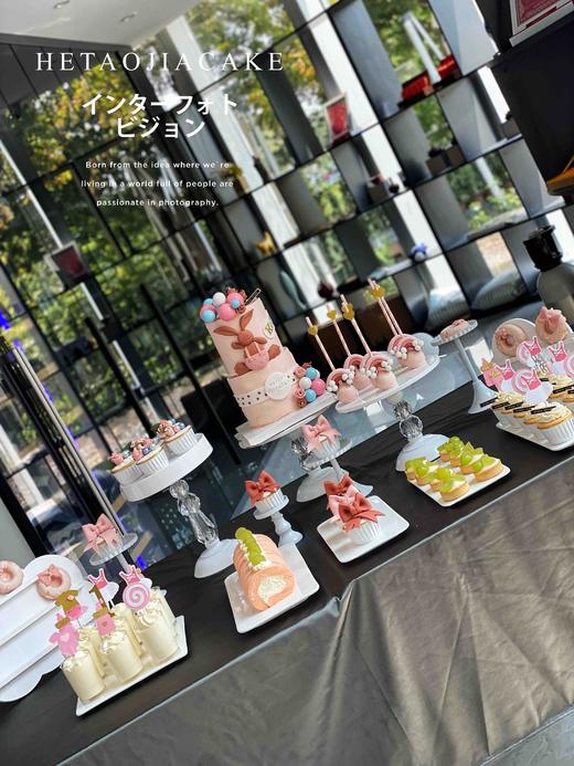 雾霾粉色系甜品台（详情咨询客服） 商品图4