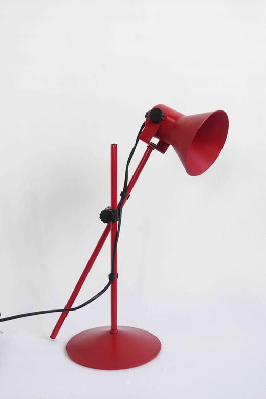 意大利中古长臂台灯 正红色 商品图0