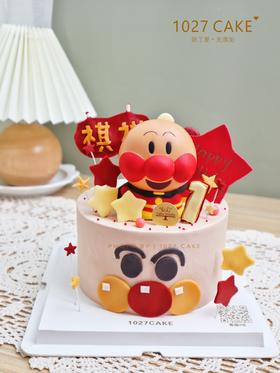 1027CAKE |  面包超人 翻糖装饰 宝宝周岁